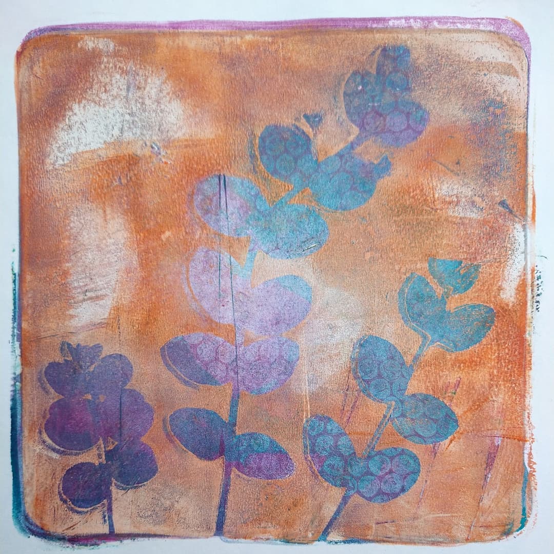 Gelli Print Julia Harwood Art