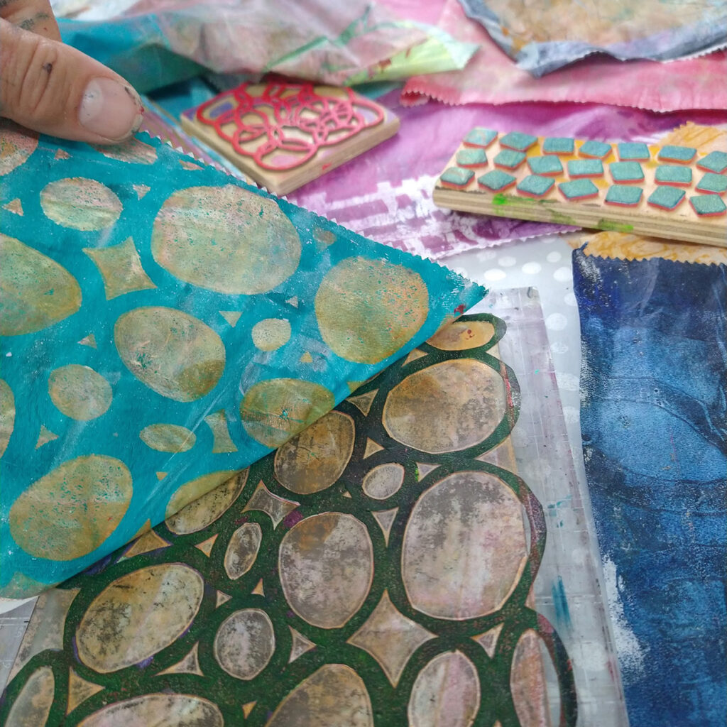 Gelli Print Workshop - Stamps and Stencils (half-day) 09/03/24 - Julia ...